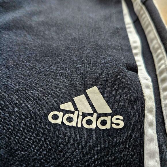 ADIDAS Gray-Black Boys Joggers Size LARGE 14/16 - Picture 3 of 4